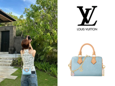[나연 PICK] LOUIS VUITTON 나노 스피디 리믹스 스카이