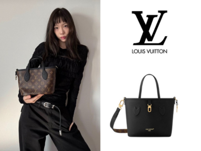 LOUIS VUITTON 네버풀 반둘리에 인사이드 아웃 BB