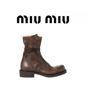 Miu Miu 마일드 빈티지 바이커 마틴 부츠