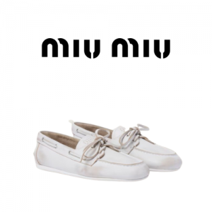 Miu Miu 레이스업 세일링 슈즈