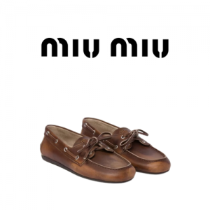 Miu Miu 레이스업 세일링 슈즈