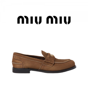 Miu Miu 뉴 빈티지 메일라드 골드 코인 로퍼
