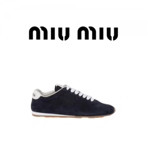 Miu Miu 풀룸 스웨이드 스니커즈