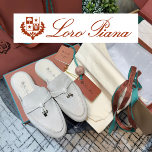 [225~260] LORO PIANA 바부슈 참스 워크 슬리퍼
