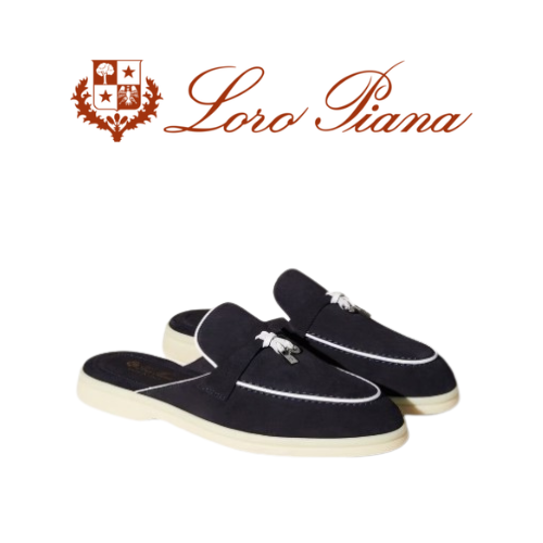 [225~260] LORO PIANA 바부슈 참스 워크 슬리퍼