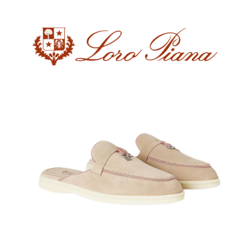 [225~260] LORO PIANA 바부슈 참스 워크 슬리퍼