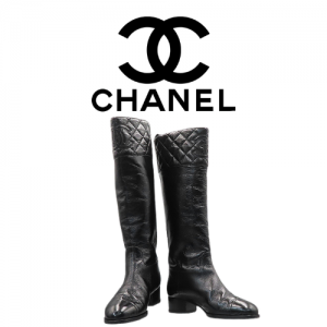 CHANEL Lingge 라이더 부츠