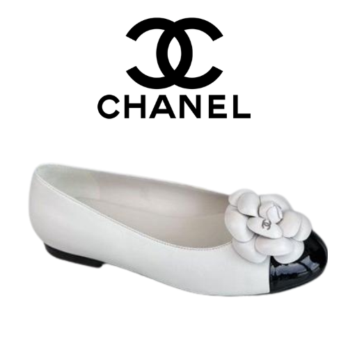 [225~260] CHANEL 24 뉴 카멜리아 플랫 발레 슈즈