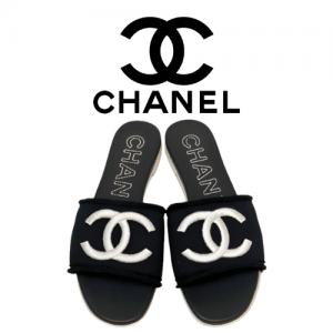 CHANEL 24C 더블C 자수 비치 드래그