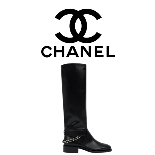 CHANEL 체인 라이더 부츠