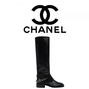 CHANEL 체인 라이더 부츠