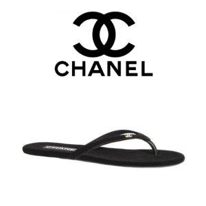 CHANEL 24 벨벳 더블C 플립 플롭