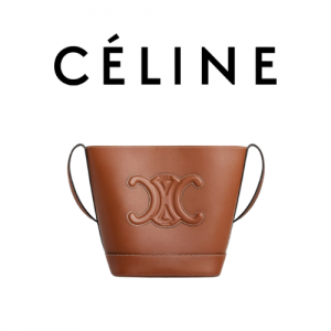 CELINE 퀴르 트리옹프 스몰 버킷백