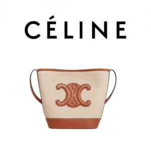 CELINE 퀴르 트리옹프 스몰 버킷백