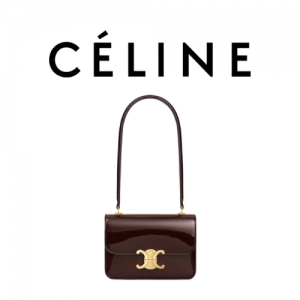 CELINE 페이턴트 카프스킨 틴 가란스백