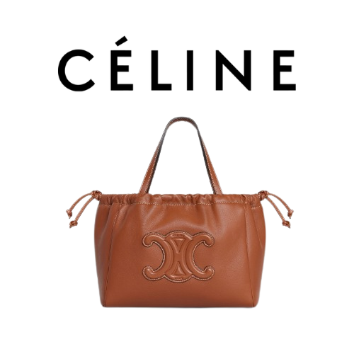 CELINE 스몰 트리옹프 드로우스트링 카바스 백