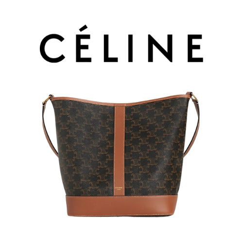 CELINE 트리옹프 미디엄 버킷