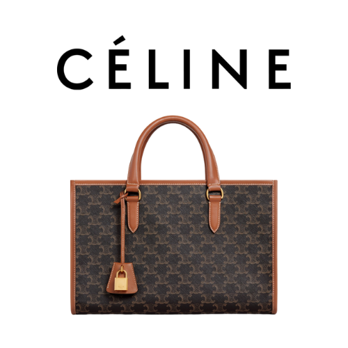 CELINE 트리옹프 미니 호리존탈 카바스 백