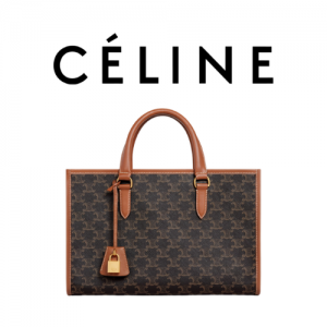 CELINE 트리옹프 미니 호리존탈 카바스 백