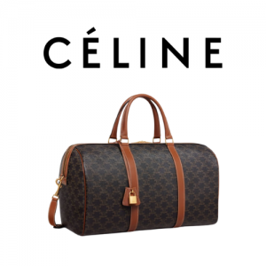 CELINE 미디엄 트래블백_트리웅프 캔버스