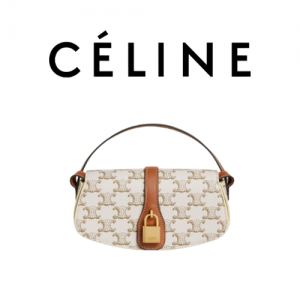 CELINE 트리옹프 타부 스트랩 클러치