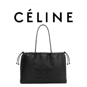 CELINE 퀴르 트리옹프 드로우스트링 카바스 백