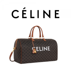 CELINE 미디엄 트래블백_트리웅프 캔버스