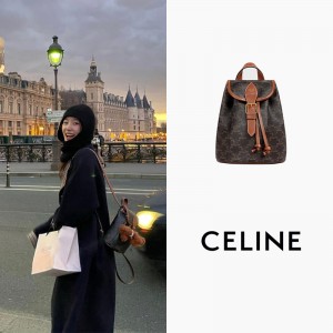 CELINE 트리웅프 미니 풀코 백팩