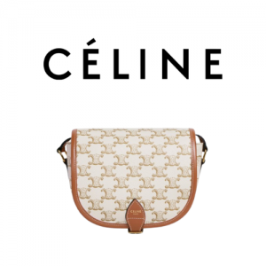CELINE 퀴르 트리웅프 미디엄 풀코 백