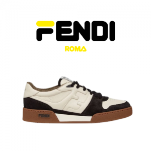 [225 ~ 300] FENDI 크루즈 매치 블랙 스웨이드 로우탑 스니커즈
