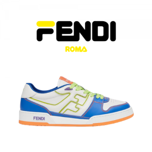 [225~300] FENDI 매치 멀티컬러 가죽 로우탑 스니커즈