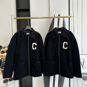 [남녀공용] CELINE 코듀로이 드롭 패딩 자켓