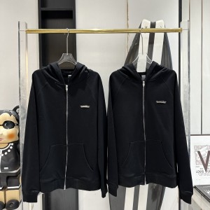 [남녀공용] Chrome Hearts Croxin 프린트 지퍼 스웨트 셔츠