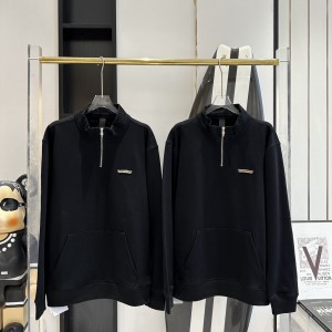 [남녀공용] Chrome Hearts Croxin 프린트 하프 지퍼 스웨트 셔츠