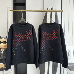 [남녀공용] Louis Vuitton LV 그라디언트 프린트 스웨트 셔츠
