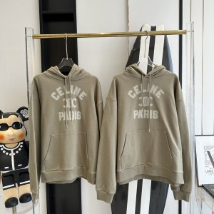 [남녀공용] CELINE 프린트 후드 스웨트셔츠