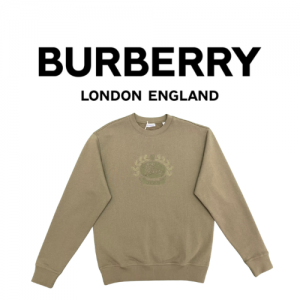 [남녀공용] Burberry 승마 로고 코튼 스웨트 셔츠