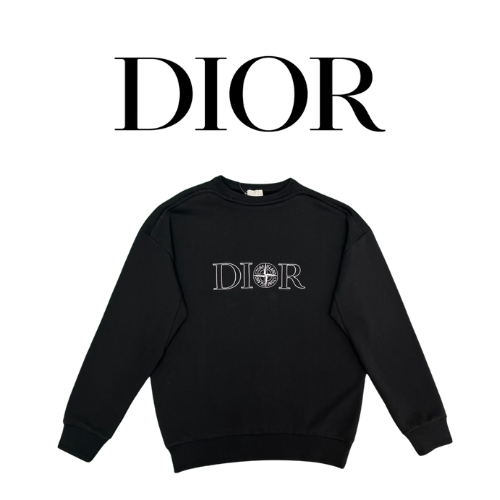 [남녀공용] DIOR x 스톤아일랜드 오버핏 스웨트셔츠