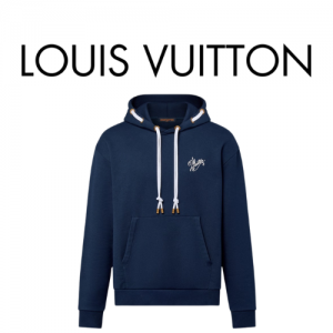 [남녀공용] Louis Vuitton LV 코튼 후드 스웨트 셔츠