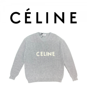 [남녀공용] CELINE 골지 울 오버핏 니트웨어
