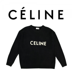 [남녀공용] CELINE 골지 울 오버핏 니트웨어