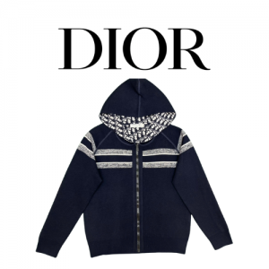 [남녀공용] DIOR 리버시블 집업 니트 후드 가디건