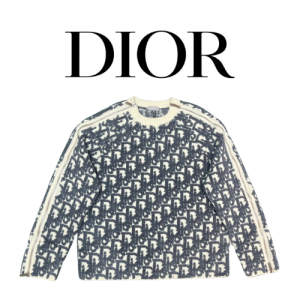[남녀공용] DIOR 오블리크 지퍼 니트웨어