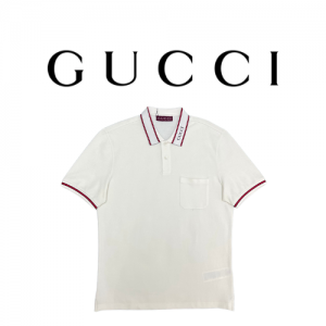 GUCCI 코튼 피케 폴로 셔츠