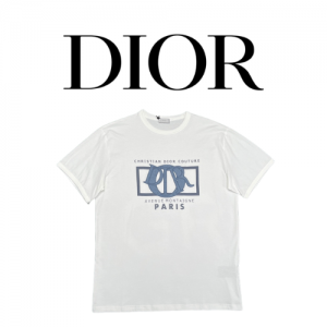 [남녀공용] DIOR 루즈핏 자수 티셔츠