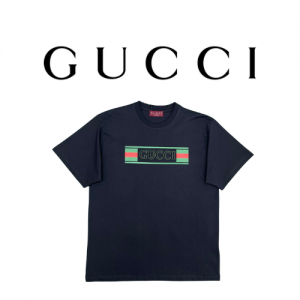 [남녀공용] GUCCI 프린트 코튼 자수 티셔츠