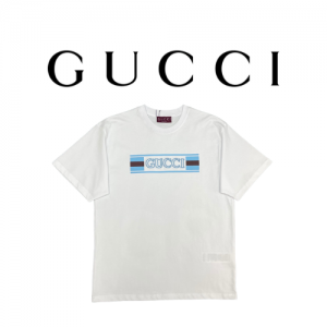 [남녀공용] GUCCI 프린트 코튼 자수 티셔츠