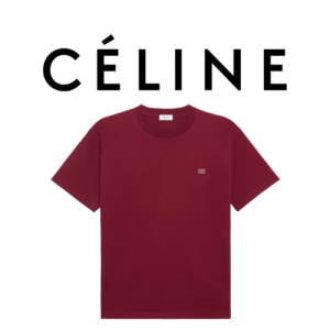 [남녀공용] CELINE 트리옹페 코튼 저지 티셔츠