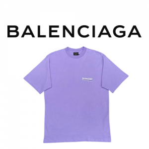 [남녀공용] Balenciaga 웨이브 로고 티셔츠