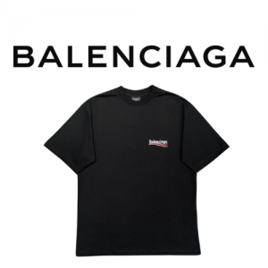 [남녀공용] Balenciaga 웨이브 로고 티셔츠